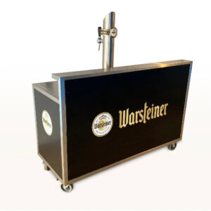 Mobiele bar met opstaande rand Warsteiner