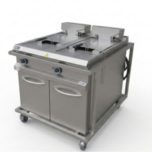 Roeder friteuse met frame