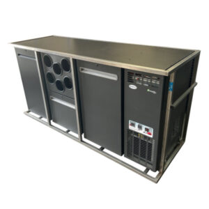 Serrco flessenkoeler SCL-212MU+ met flessennest inclusief RVS kooi